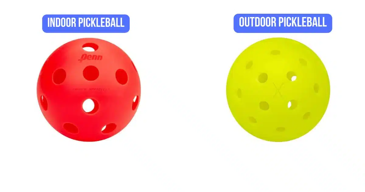 Indoor and Outdoor Pickleball Balls
