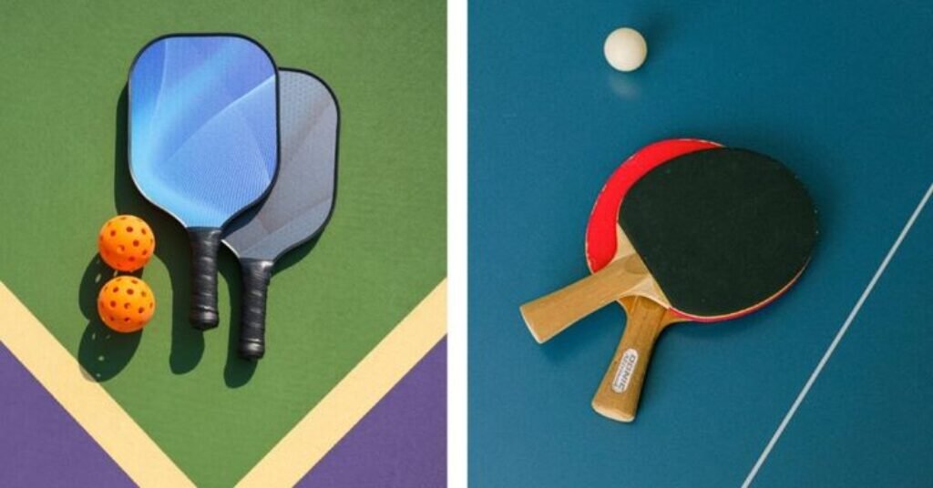 Pickleball vs Ping Pong